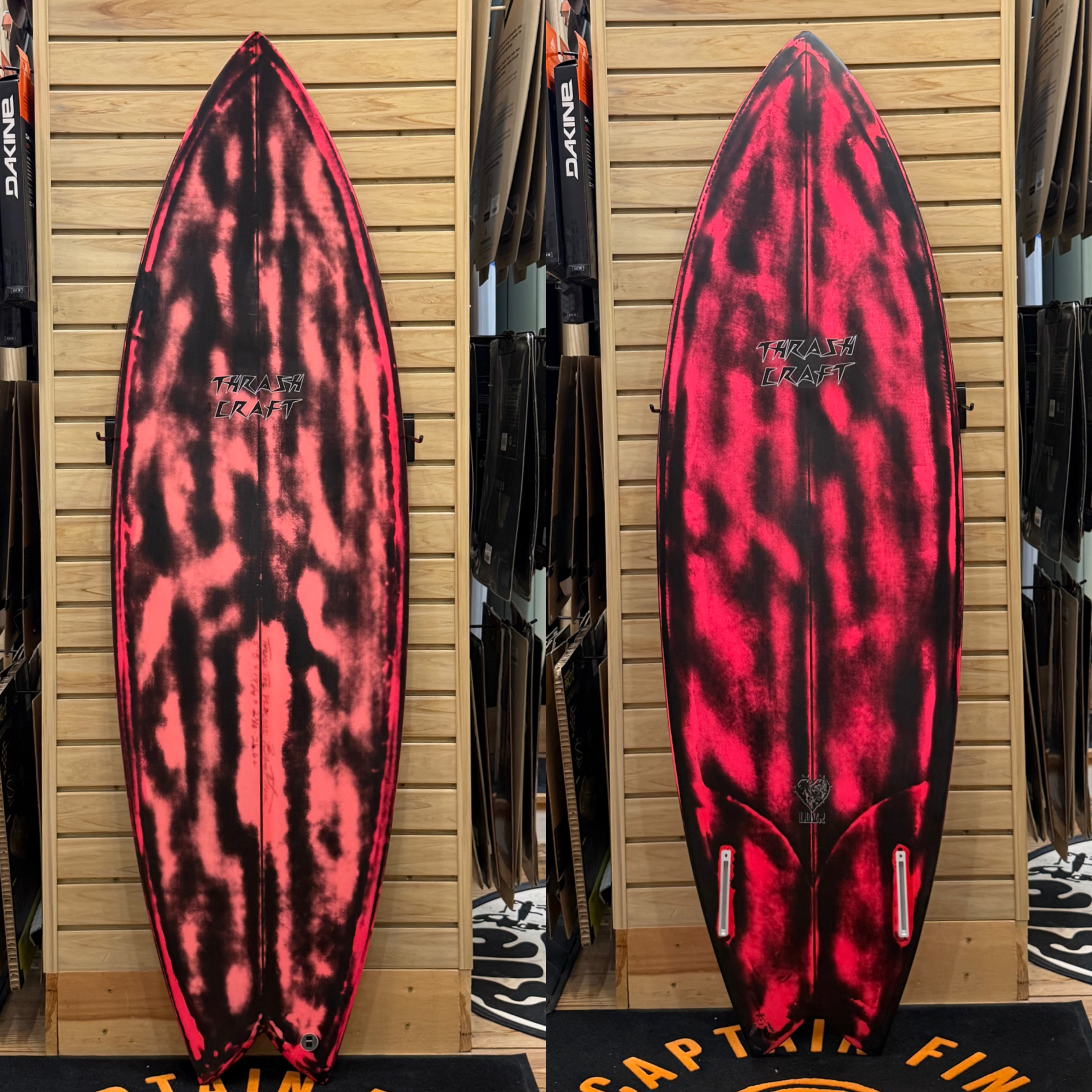 5'5 Luvr  surfboard top photo